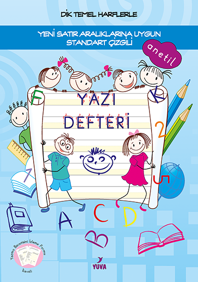 Yuva Yayınları 1.Sınıf Yazı Defteri Küçük Boy (Standart Çizgili)