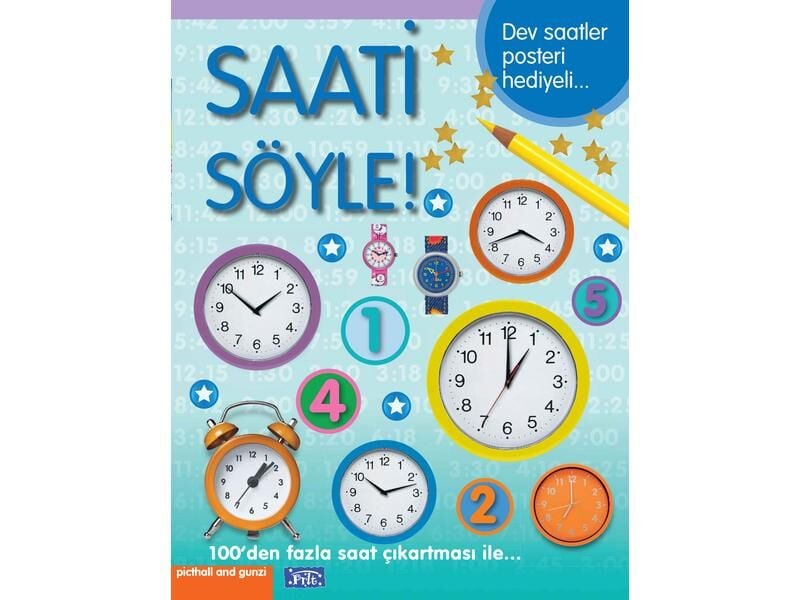 Parıltı Yayıncılık Saati Söyle Çıkartmalı