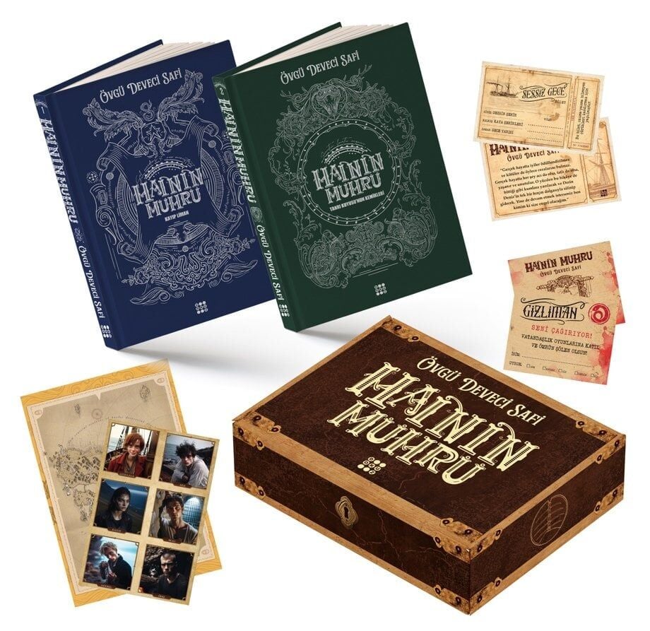 Dokuz Yayınları Hainin Mührü Ciltli Özel Kutulu Set (2 Kitap Takım)