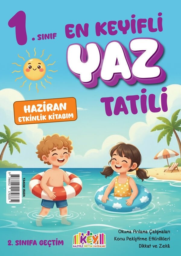 Kaliteli Eğitim Yayınları 1.Sınıf En Keyifli Yaz Tatili Seti (5 Kitap)