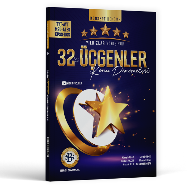 2026 Yıldızlar Yarışıyor TYT AYT Üçgenler 32 li Konu Denemeleri