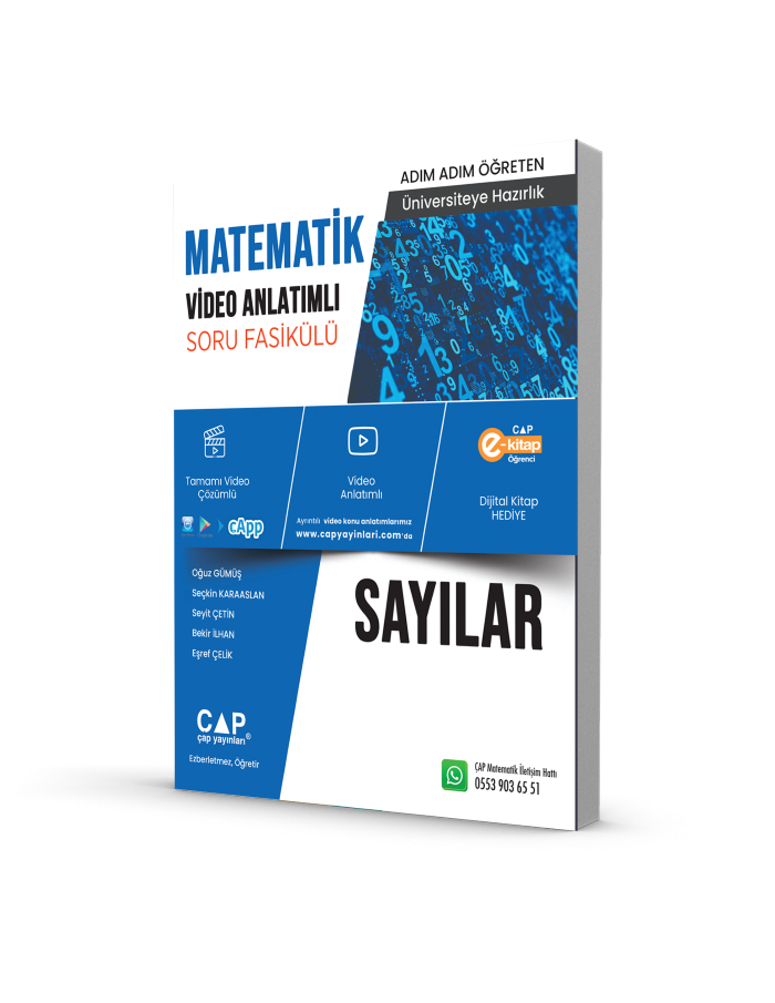 2026 Çap Yayınları Matematik  Sayılar Fasikül Soru Bankası