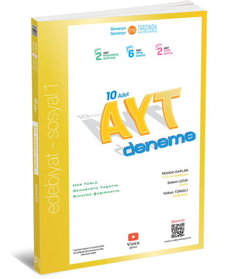 Üç Dört Beş Yayıncılık AYT 10 lu Edebiyat - Sosyal Deneme