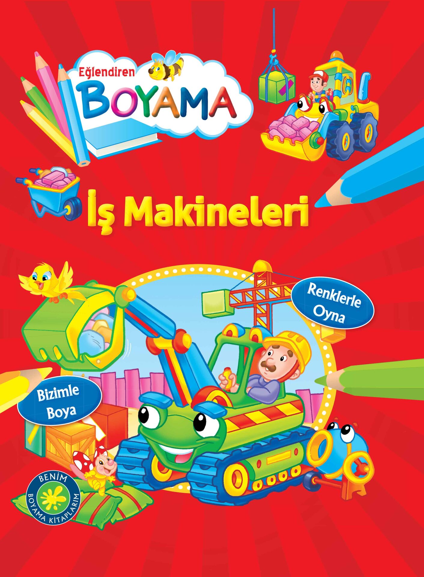 Parıltı Yayıncılık Eğlendiren Boyama  İş Makineleri
