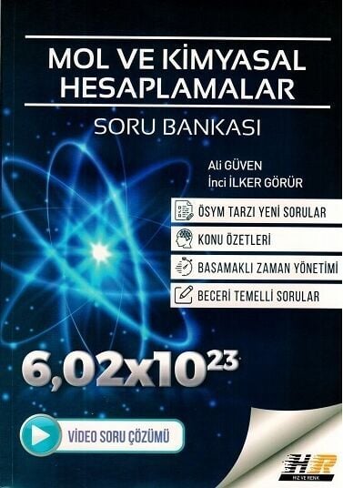 2027 Hız Ve Renk Yayınları Mol Ve Kimyasal Hesaplamalar Soru Bankası