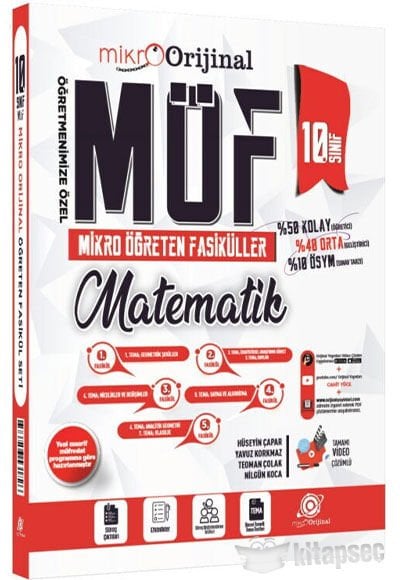 2027 Orijinal Yayınları 10.Sınıf Matematik Mikro Möf Fasikül Set