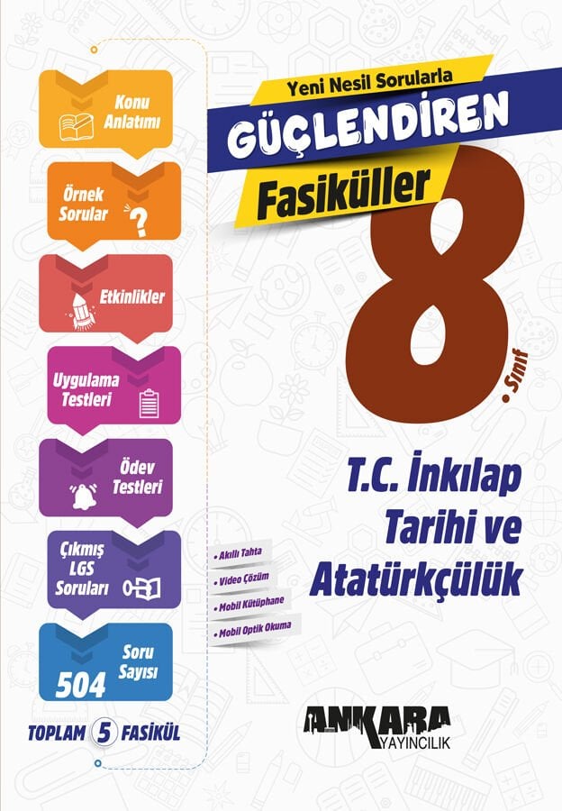 Ankara Yayıncılık 8. Sınıf T.C. İnkılap Tarihi ve Atatürkçülük Güçlendiren SET Fasiküller 2026
