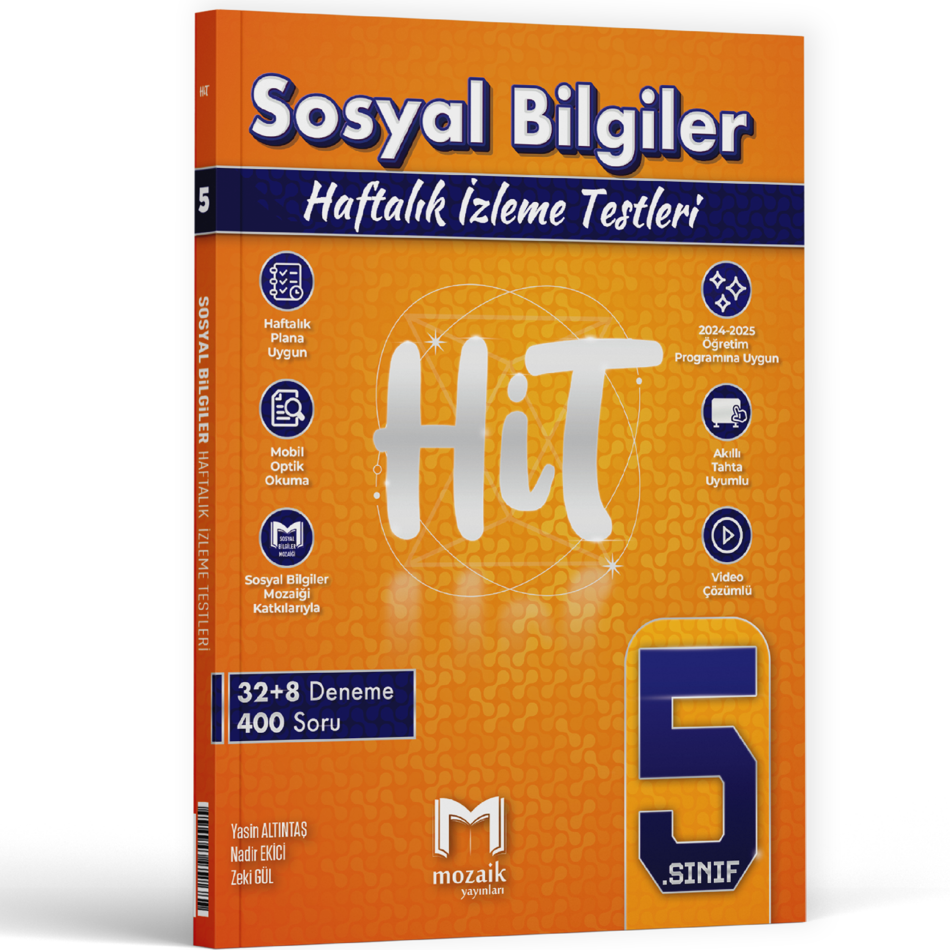 2026 Mozaik Yayınları 5.Sınıf Sosyal Bilgiler Haftalık İzleme Testleri 40'Lı Deneme