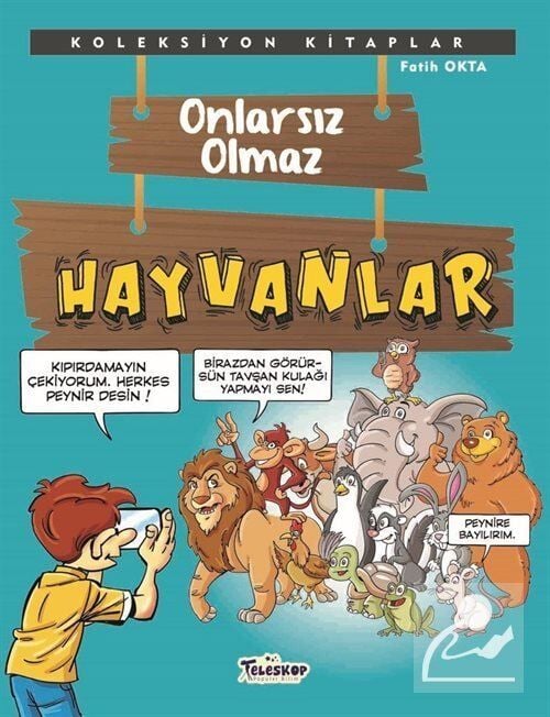Teleskop Koleksiyon Kitaplar Onlarsız Olmaz  Hayvanlar