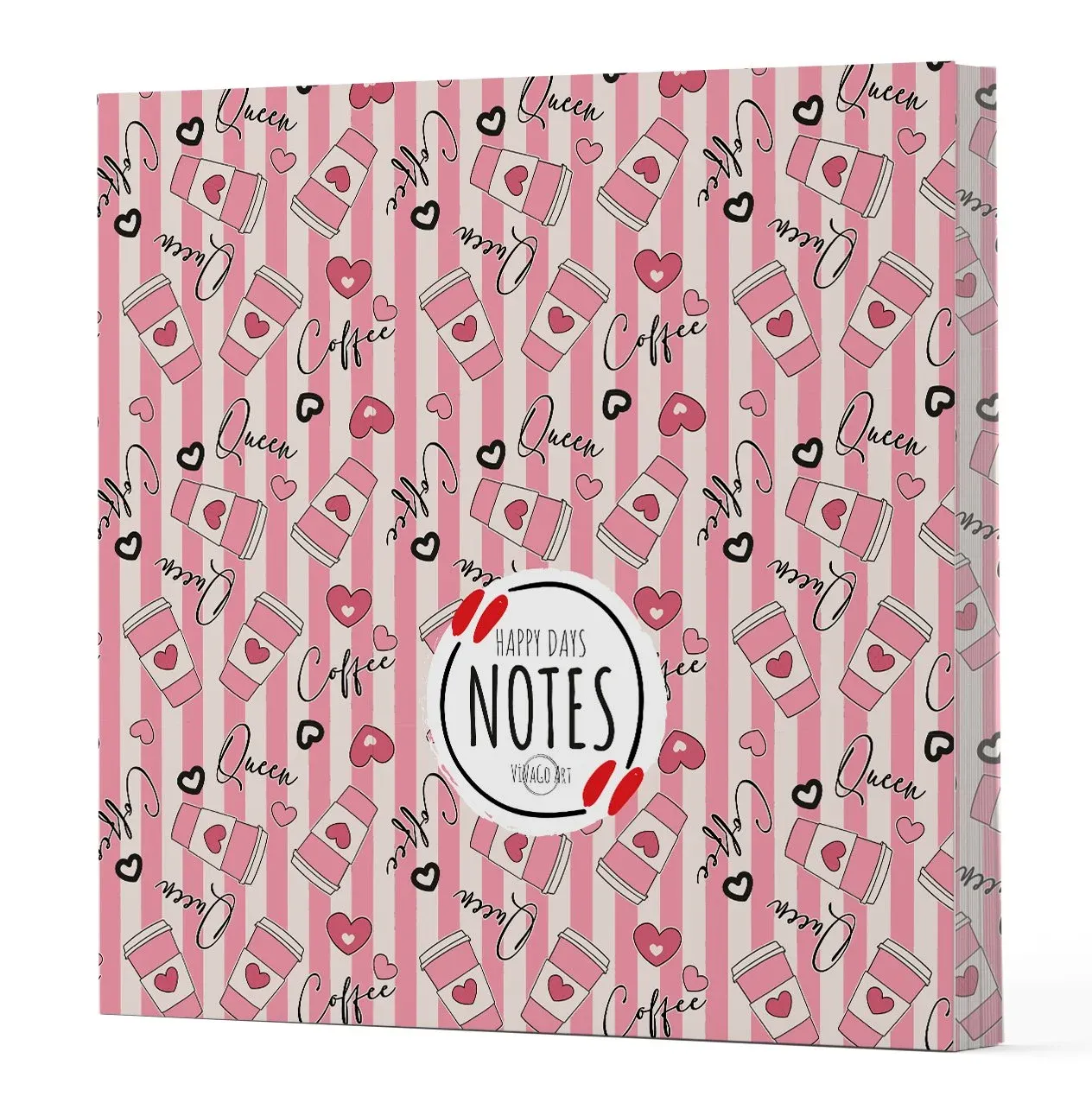 Vivago Art Kahve 8 - Defter 15x15 Cm