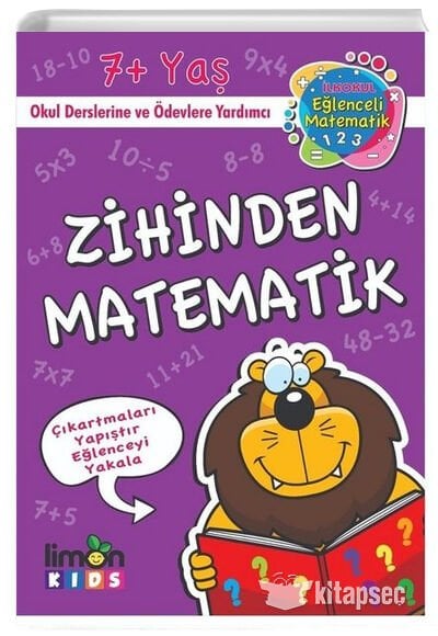 Limon Kids Zihinden Matematik  İlk Okul Eğlenceli Matematik