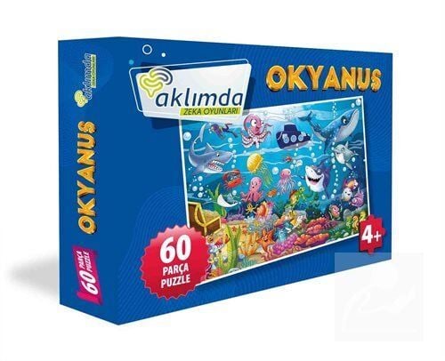 Aklımda Zeka Oyunları Okyanus 60 Parça Puzzle 4+ Yaş