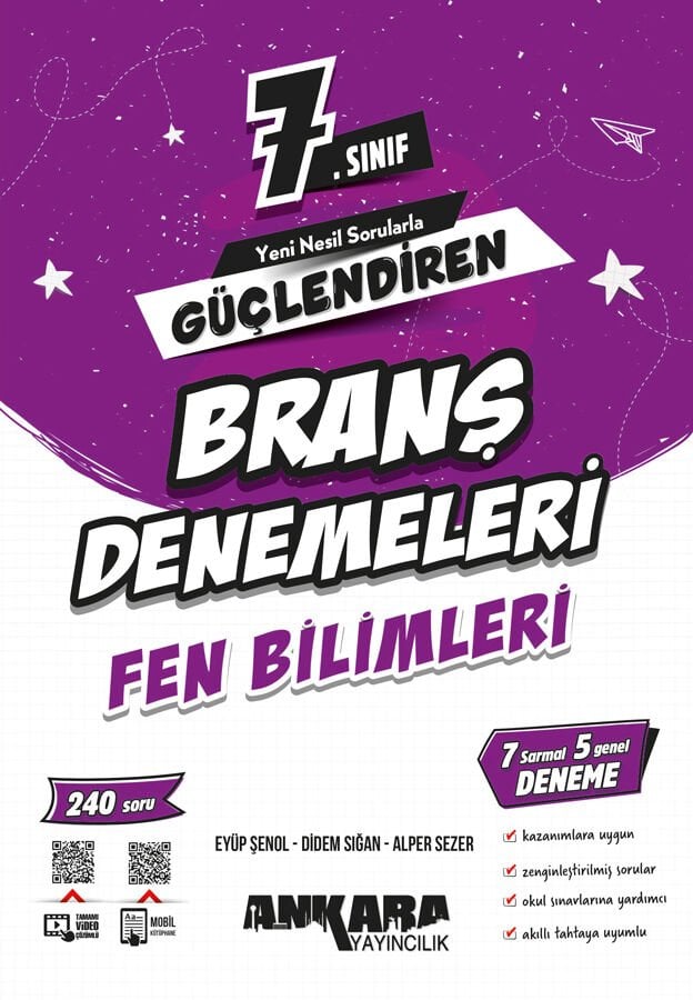 Ankara Yayıncılık 7.Sınıf Güçlendiren Fen Bilimleri Branş Denemeleri 2026