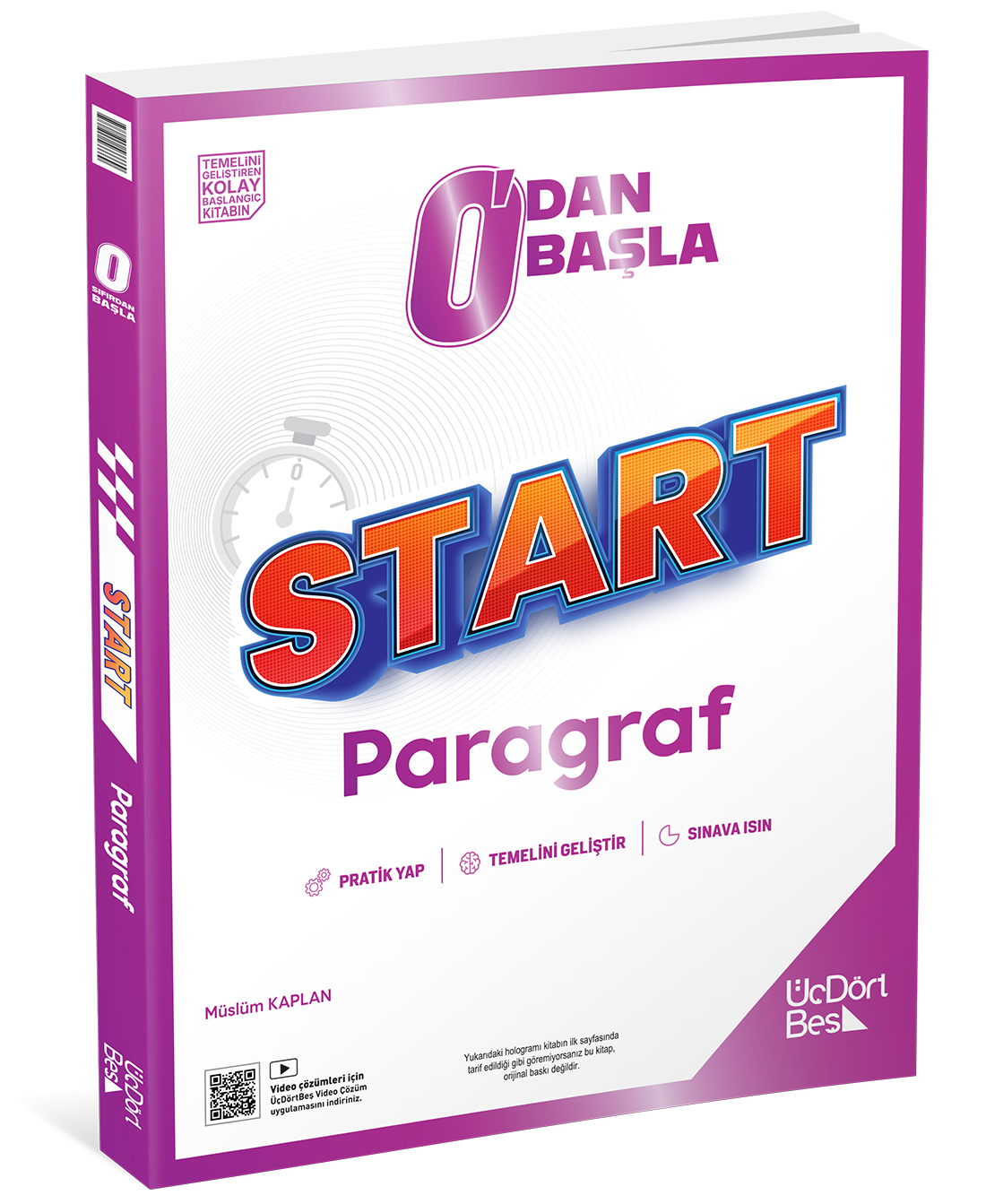 Üç Dört Beş Yayınları 0'Dan Başla Start Paragraf Soru Bankası - GÜNCEL BASKI