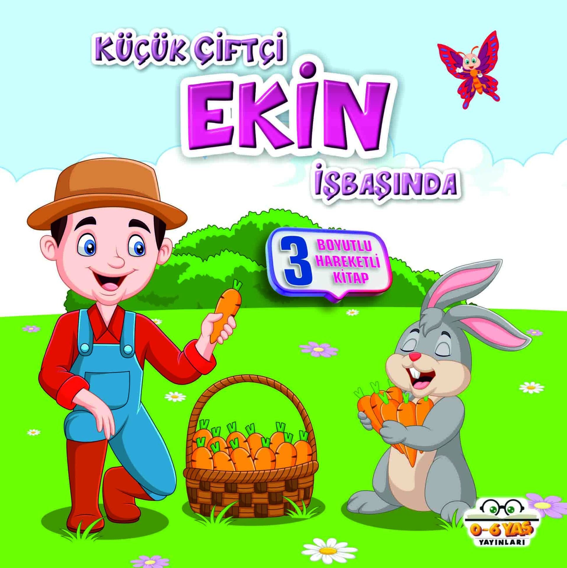 0-6 Yaş Yayınları Küçük Çiftçi Ekin İş Başında 3 Boyutlu