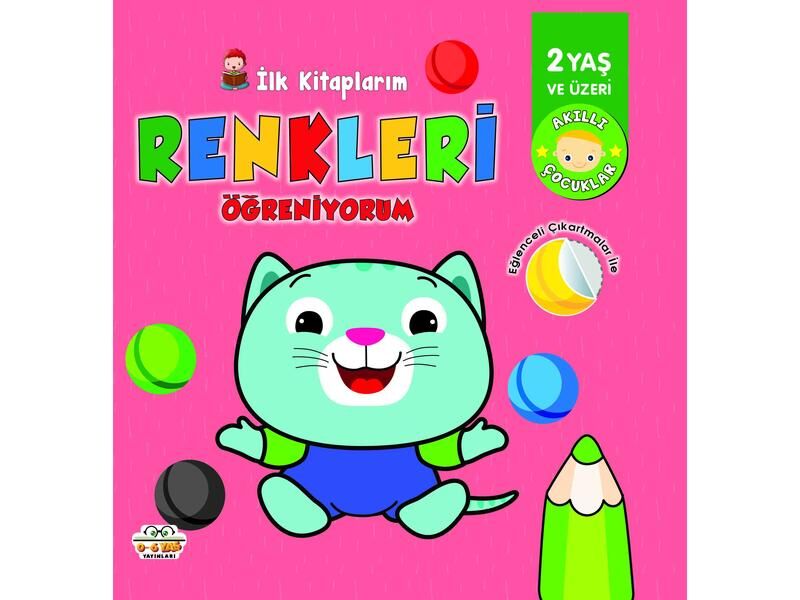 0-6 Yaş Yayınları İlk Kitaplarım Renkleri Öğreniyorum 2+Yaş