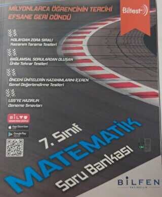 Bilfen Yayıncılık 7.Sınıf Biltest Matematik Soru Bankası 2026