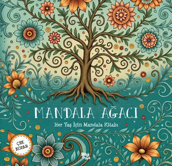 Bilgipark Yayınları Her Yaş İçin Mandala - Mandala Ağacı - Çek Kopar