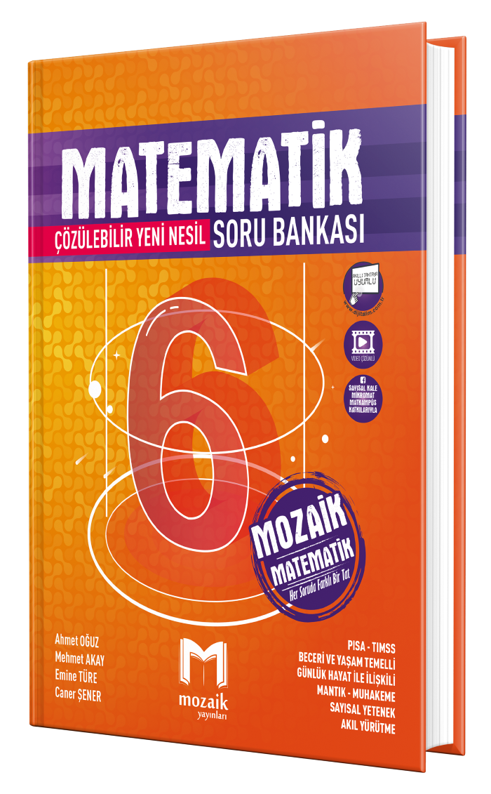 Mozaik Yayınları 6.Sınıf Matematik Soru Bankası