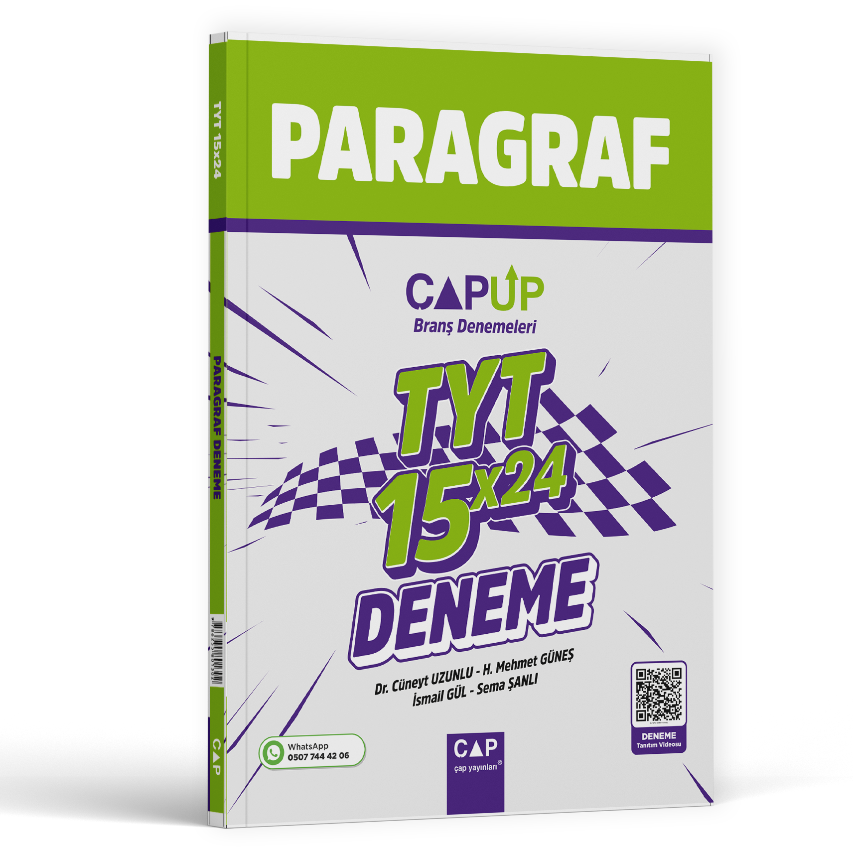 2026 Çap Yayınları  15*24  Çapup Tyt Paragraf Branş  Denemeleri