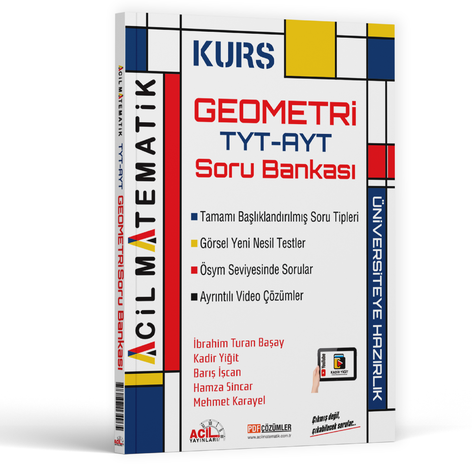 2027 Acil Yayınları Tyt-Ayt Geometri Soru Bankası Kurs Serisi