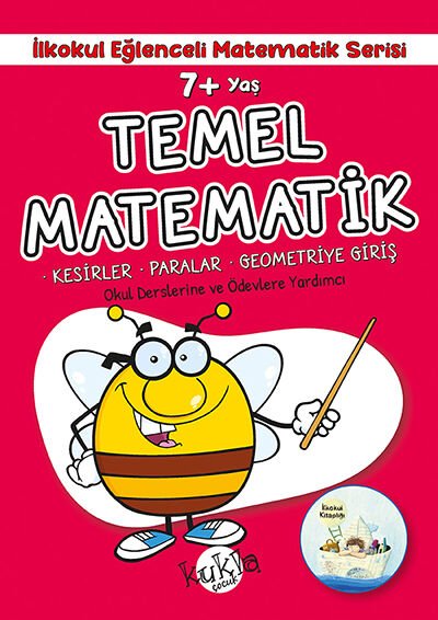 Kukla Çocuk Temel Matematik 7+Yaş -  (Çıkartmalı)