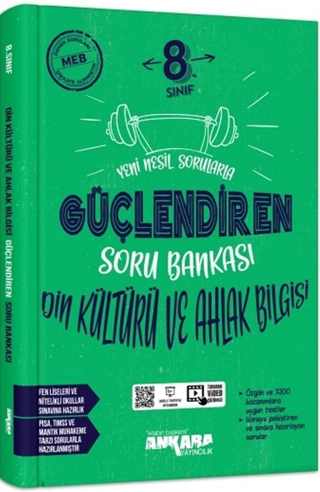 2027 Ankara Yayıncılık 8. Sınıf Güçlendiren Din Kültürü Soru Bankası