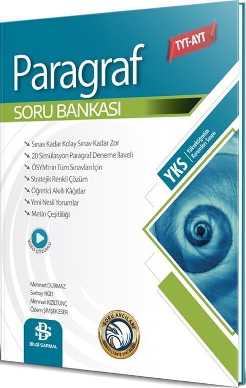 2027 Bilgi Sarmal Yayınları Tyt Ayt Paragraf Soru Bankası