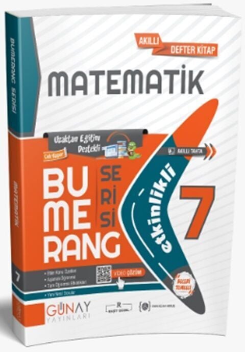 Günay Yayınları 7.Sınıf Bumerang Etkinlikli Matematik 2026