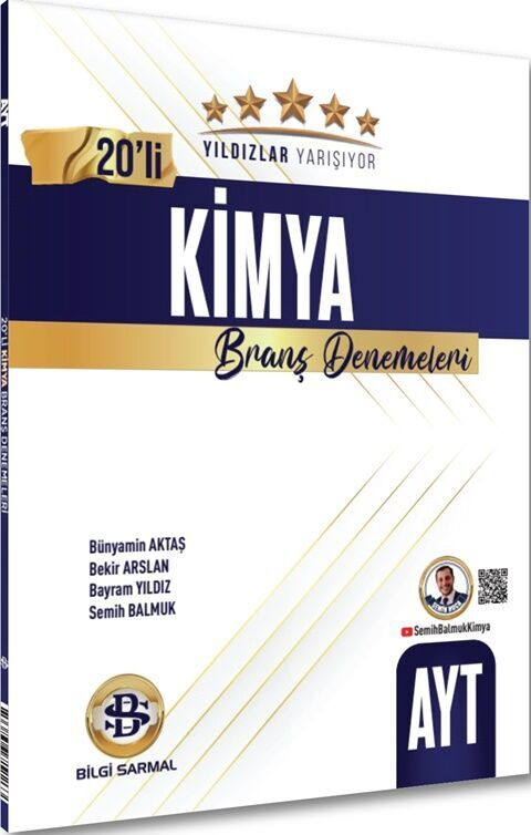 Bilgi Sarmal Yıldızlar Yarışıyor AYT Kimya 20'li Deneme 2026