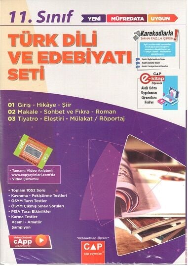 Çap Yayınları 11.Sınıf Türk Dili Ve Edebiyatı Fasikül Seti
