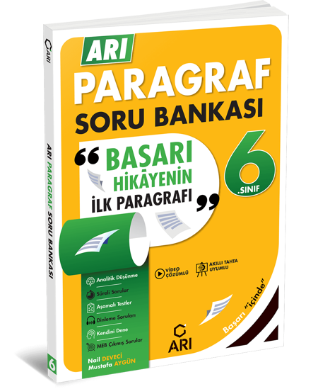 2026 Arı Yayıncılık 6.Sınıf Arı Paragraf Kitabı