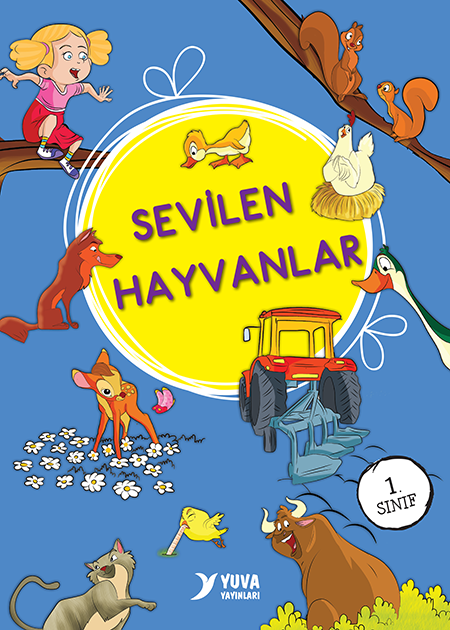 Yuva Yayınları 1.Sınıf Sevilen Hayvanlar 10 Kitap Set Düz Yazı
