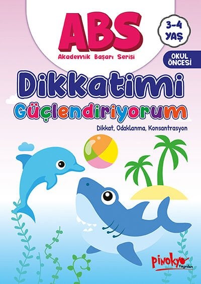 Pinokyo Yayınları Abs Dikkatimi Güçlendiriyorum 3-4 Yaş