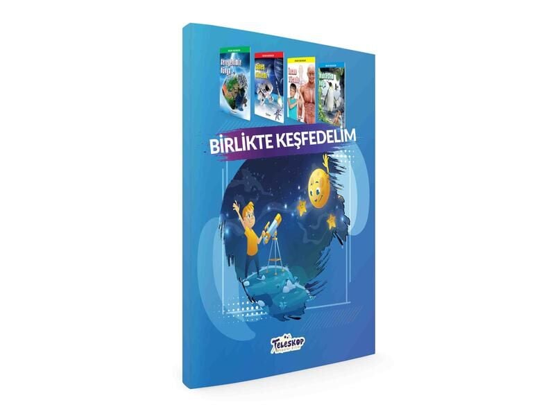 Teleskop Birlikte Keşfedelim 4 Kitap Set