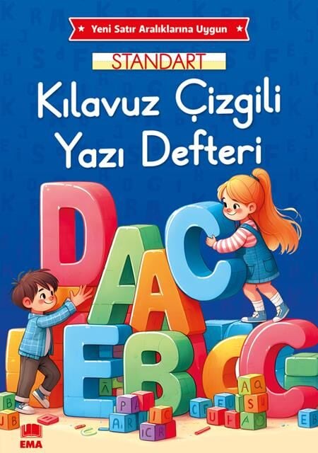 2027 Ema Kitap Kılavuz Çizgili Yazı Defteri (A4 Ebat)
