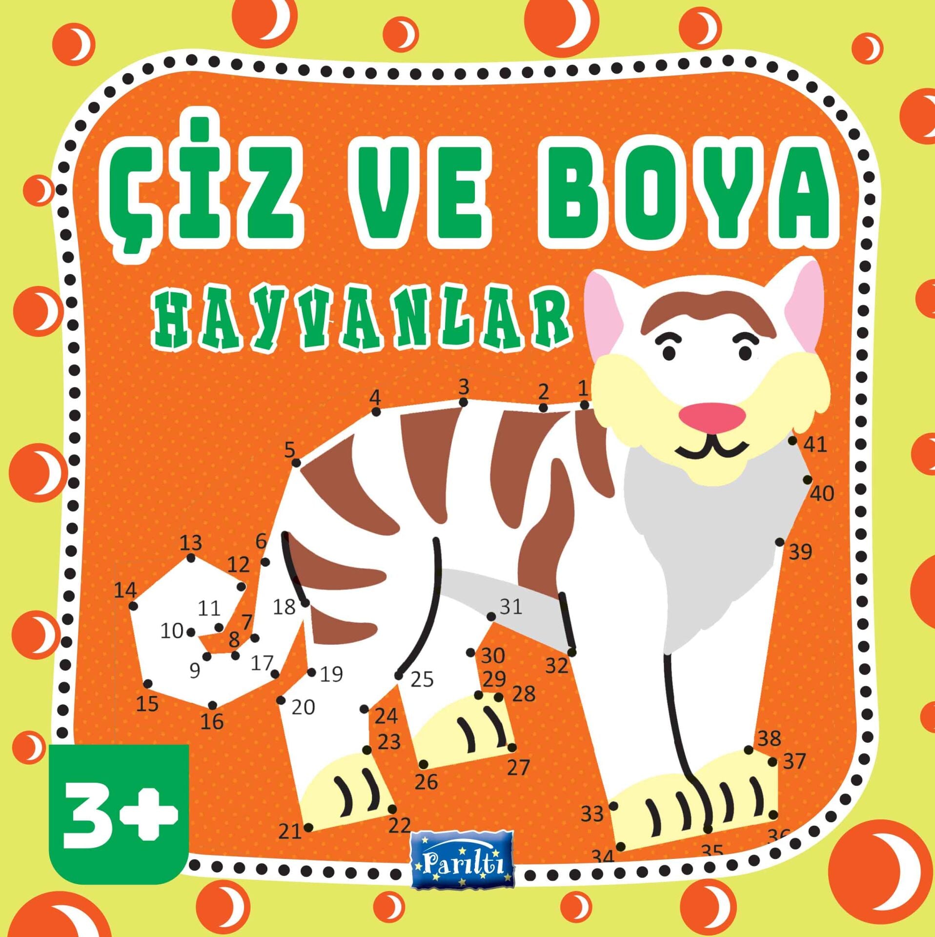 Parıltı Yayıncılık Çiz Ve Boya Hayvanlar 3 +Yaş