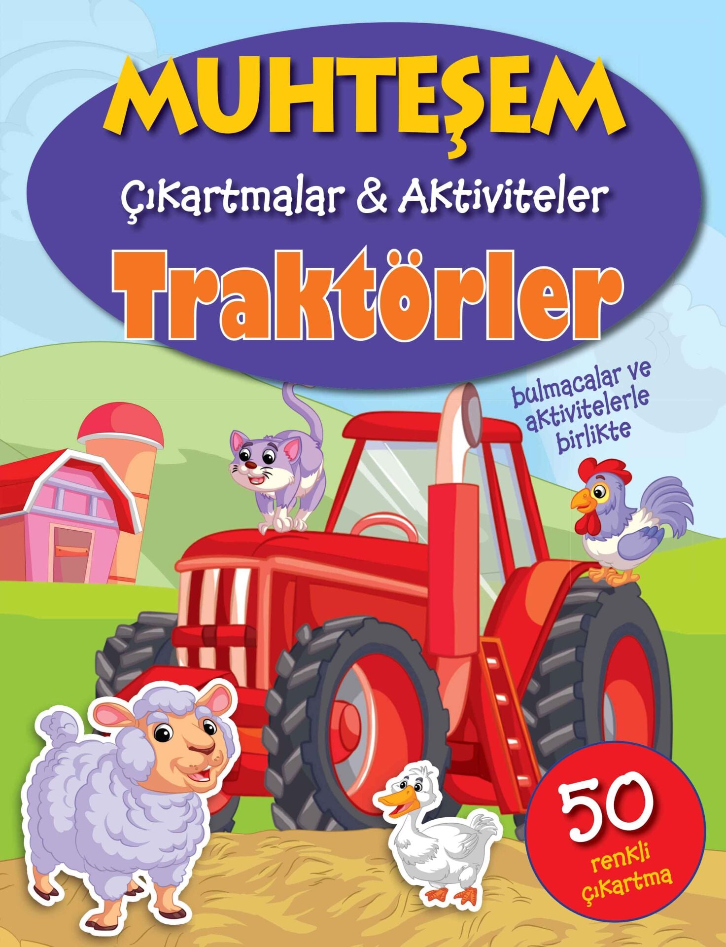 Parıltı Yayıncılık Muhteşem Çıkartmalar Aktiviteler Traktörler