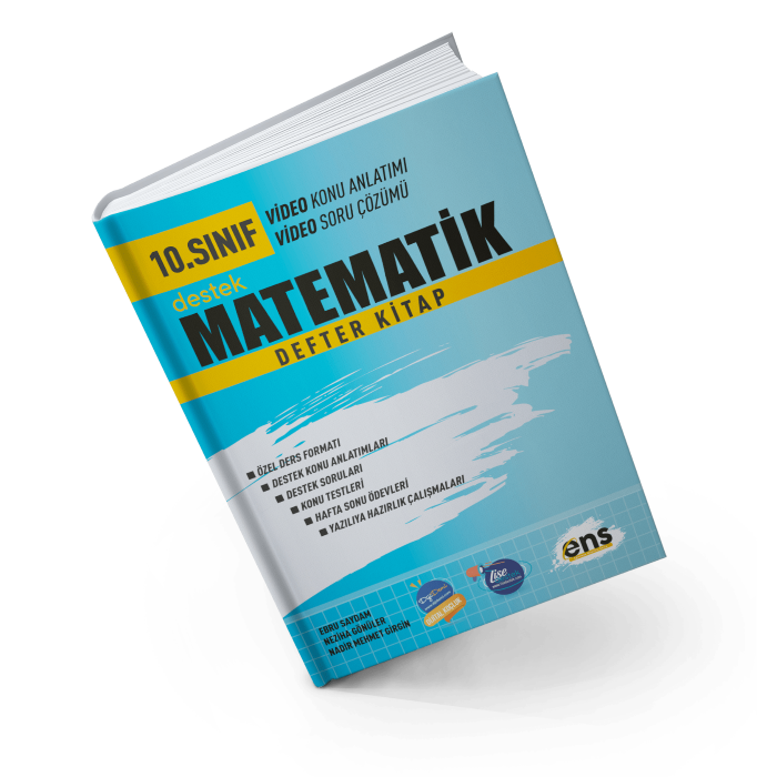 Ens Destek Yayınları 10.Sınıf Matematik Defter Kitap