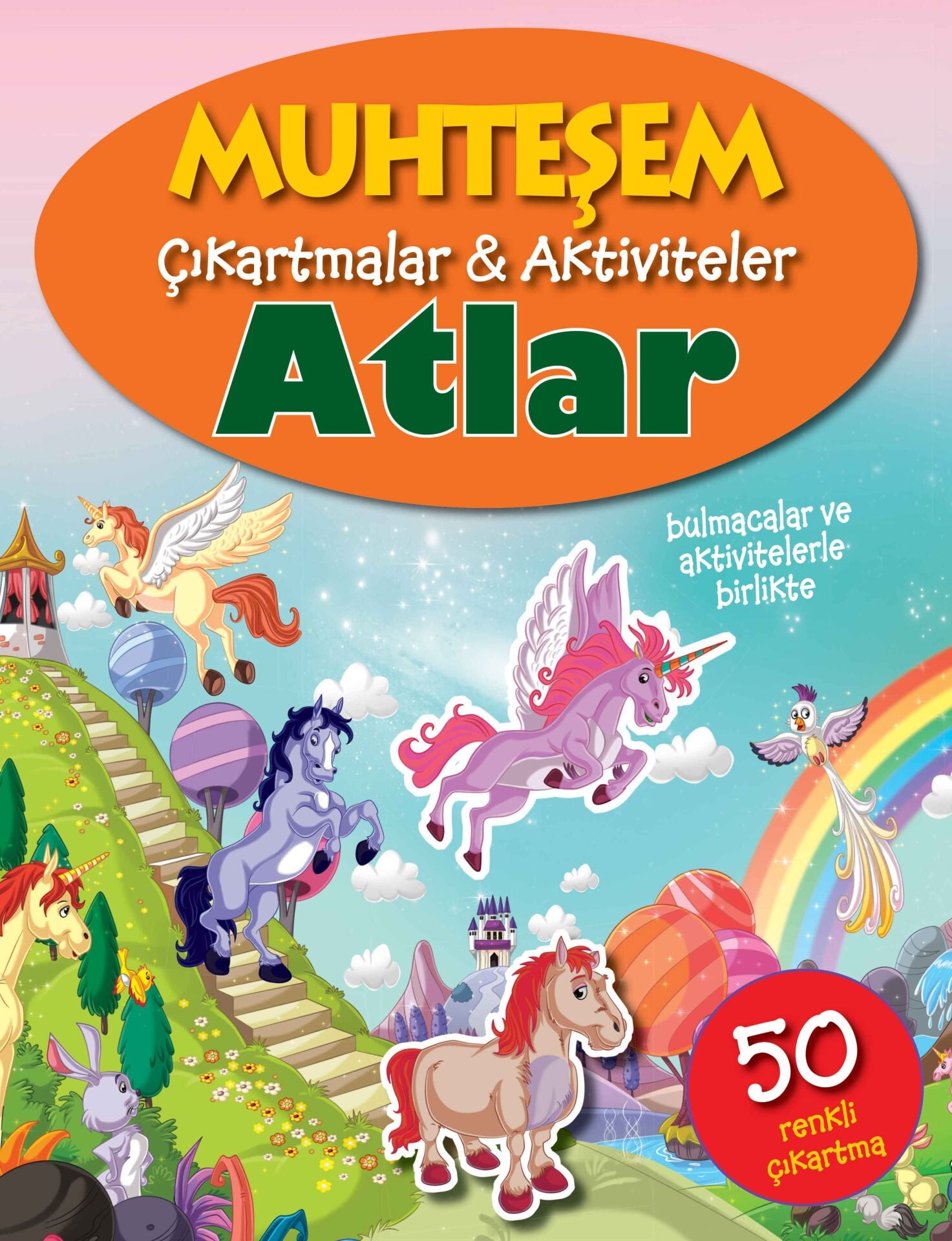 Parıltı Yayıncılık Muhteşem Çıkartmalar  Aktiviteler  Atlar