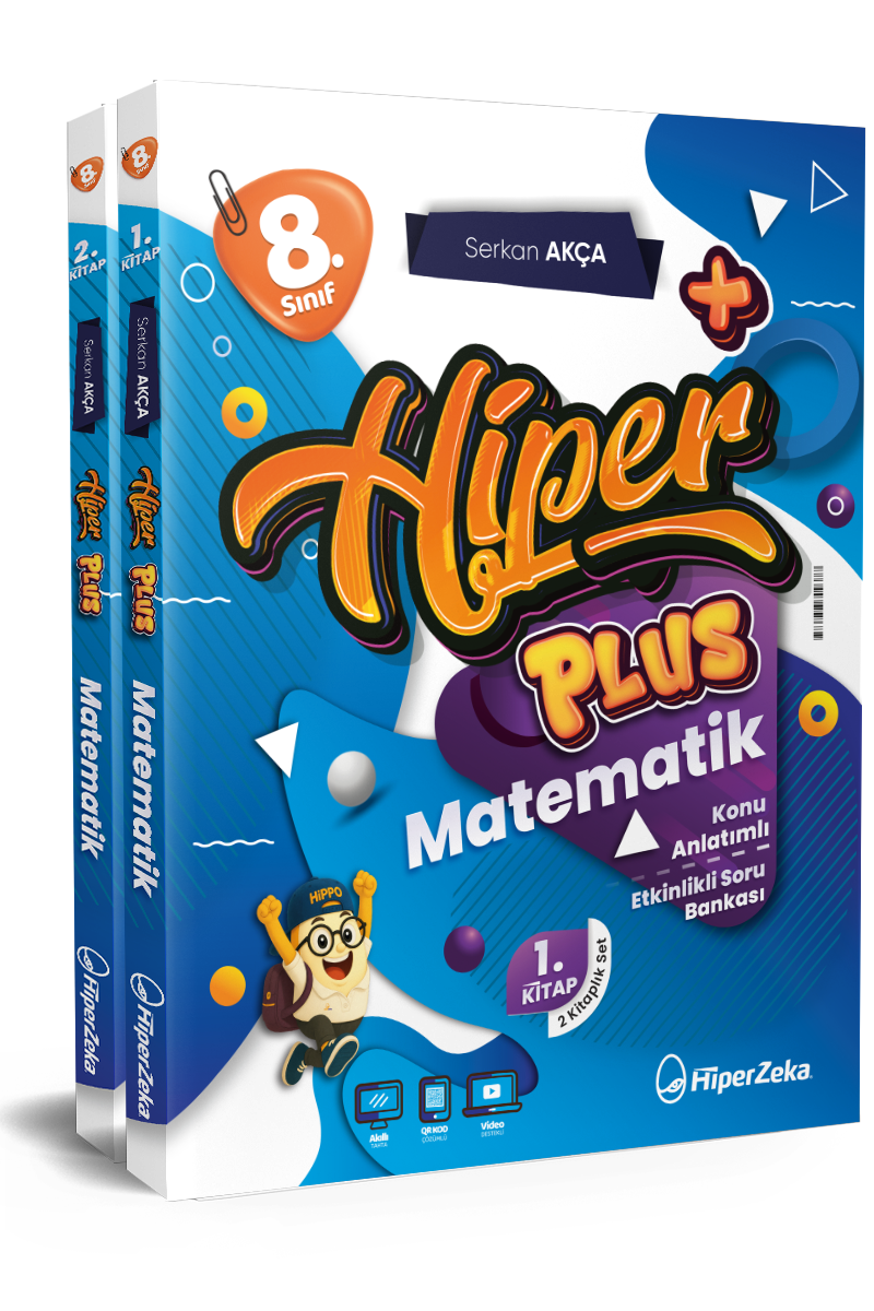 2027 8. Sınıf Hiper Plus Matematik Konu ve Soru Bankası 2 Kitap Set