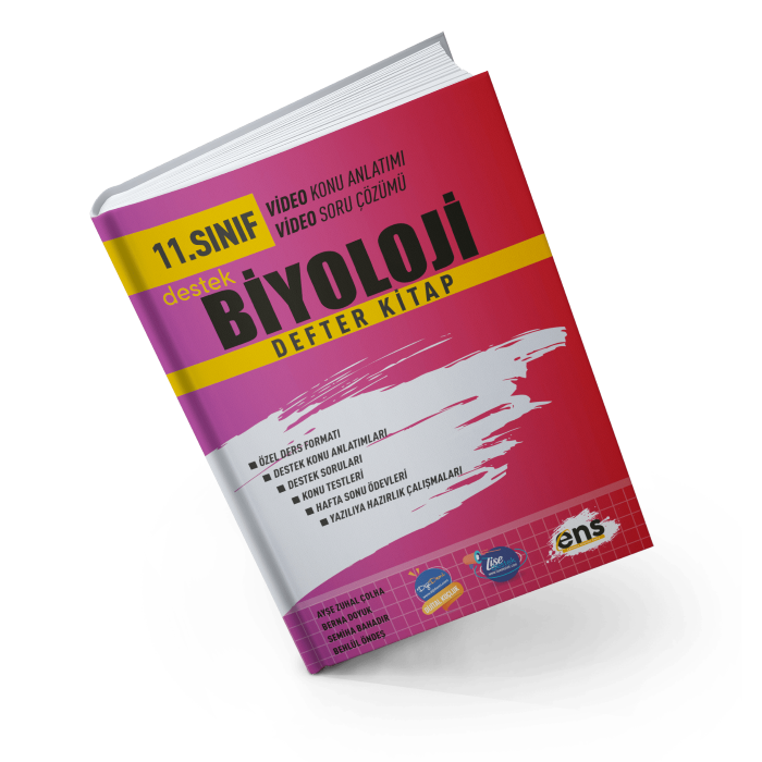 Ens Destek Yayınları 11.Sınıf Biyoloji Defter Kitap
