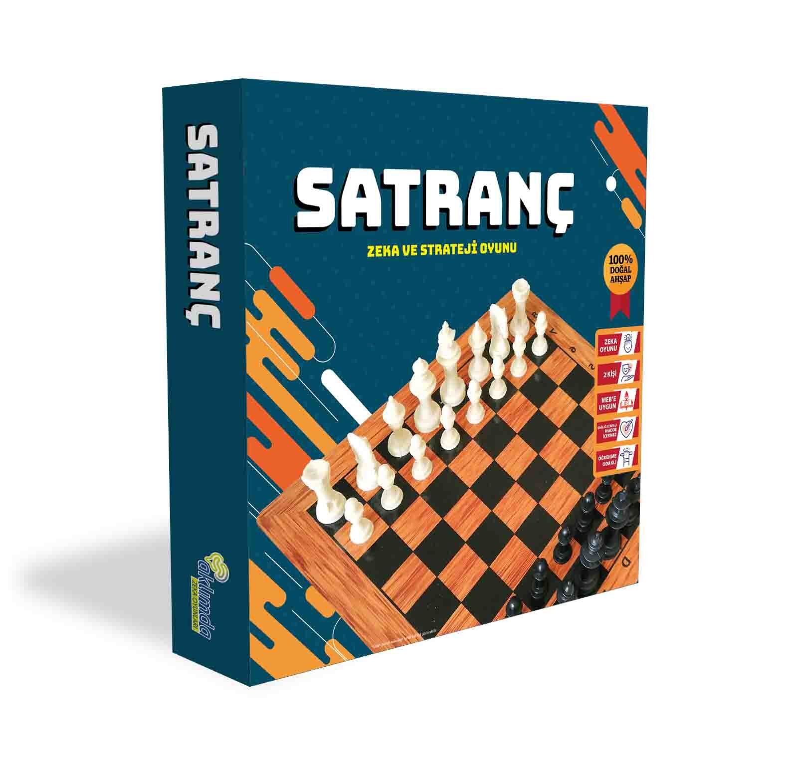 Aklımda Zeka Oyunları Satranç Ahşap
