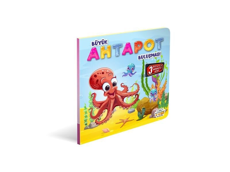0-6 Yaş Yayınları Hareketli Kitaplar Büyük Ahtapot Buluşması