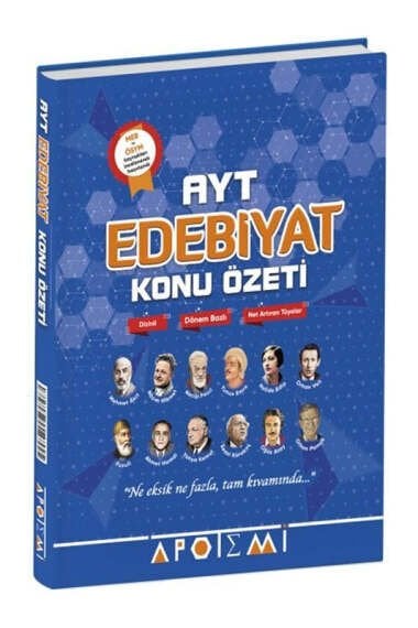 2027 Apotemi Yayınları Ayt Edebiyat Konu Özeti