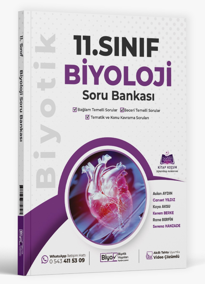 2027 Biyotik Yayınları 11.Sınıf Biyoloji Soru Bankası