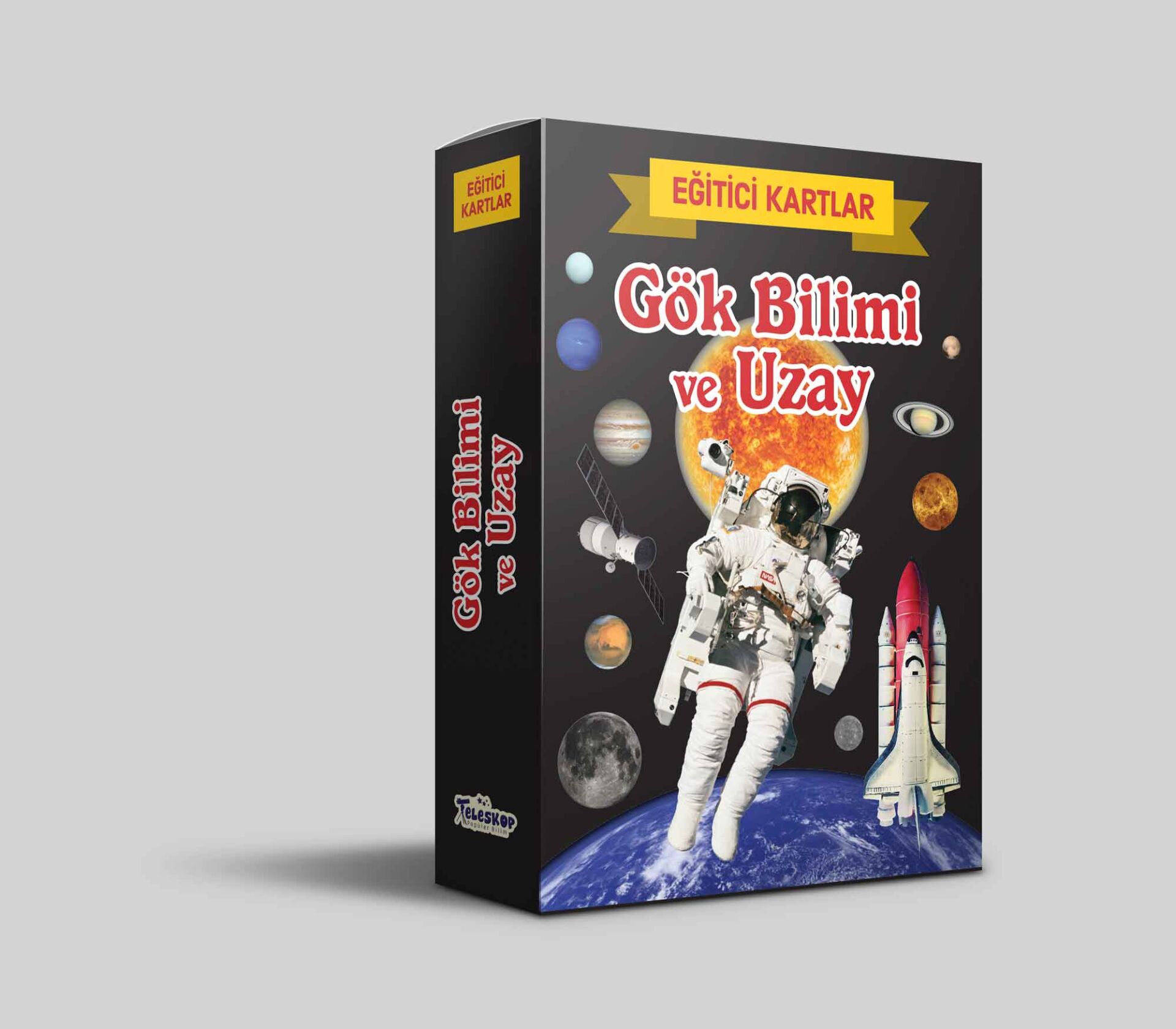 Teleskop Eğitici Kartlar  Gök Bilimi Ve Uzay