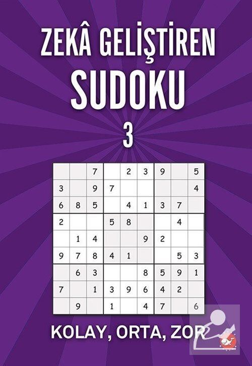 Zeka Geliştiren Sudoku - 3 Kolay - Orta  Zor