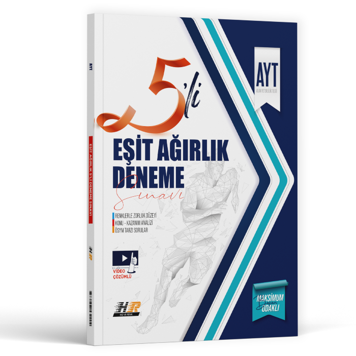 2027 Hız Ve Renk Yayınları Ayt 5'Li Deneme Sınavı Eşit Ağırlık