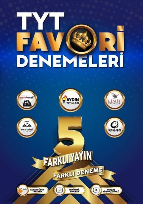 2027 Favori Yayınları TYT Favori 5 Deneme